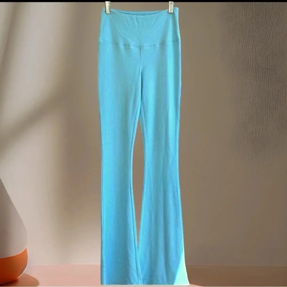 Naked Wardrobe Flare Game Pants Baby Blue 1X - Picture 4 of 7